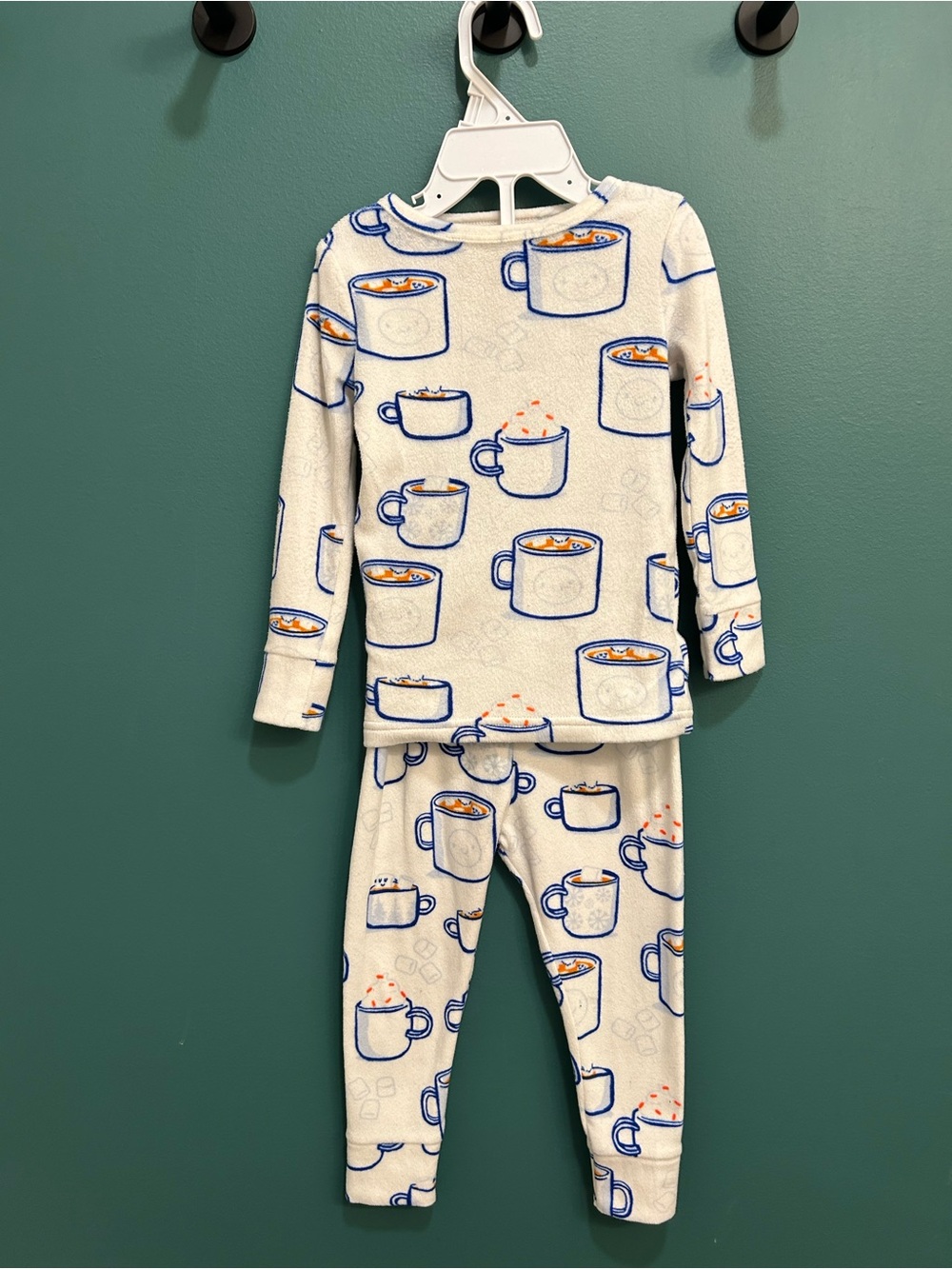 Kids Hot Cocoa Fleece Pajama Set